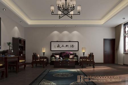 中式四合院會客廳設計